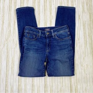 NYDJ Dark Wash Sheri Slim Denim Blue Jeans